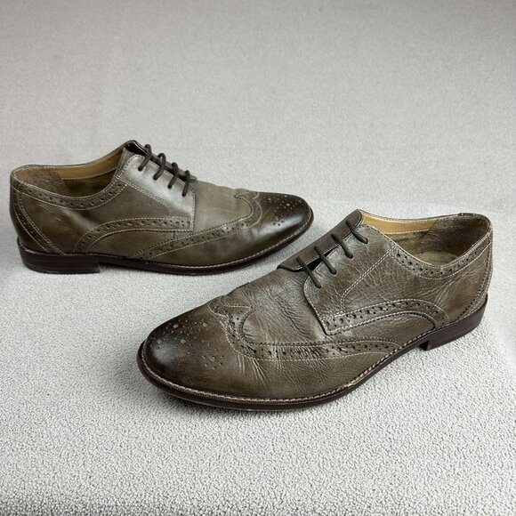 Florsheim Finley Lace Oxford Shoes Men’s 10.5  11171 Wingtip Gray main image 5